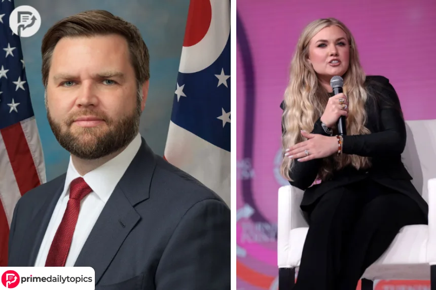 Erika Kirk and JD Vance