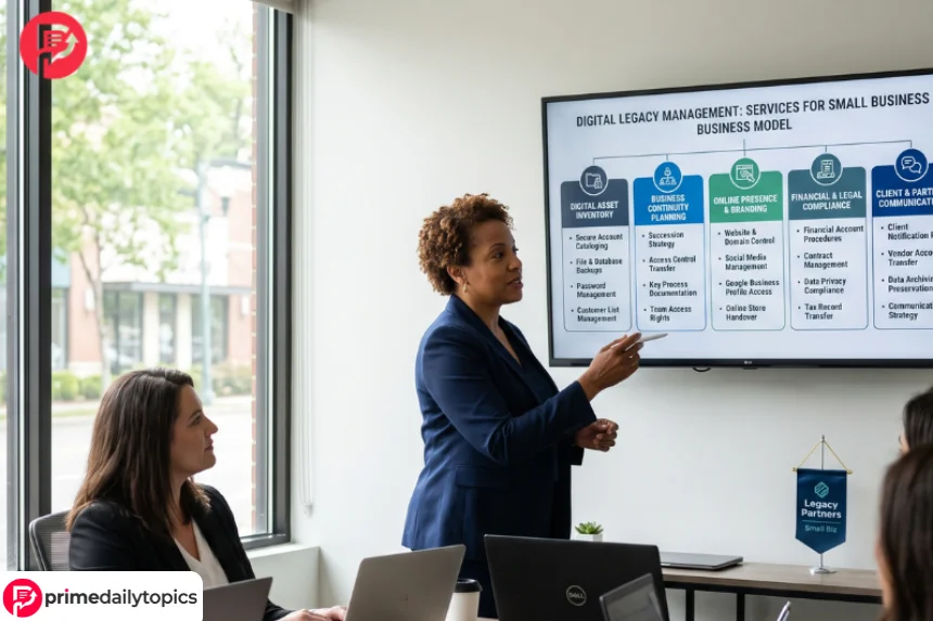 Services to Include in a Digital Legacy Management Service Business Model for Small Business