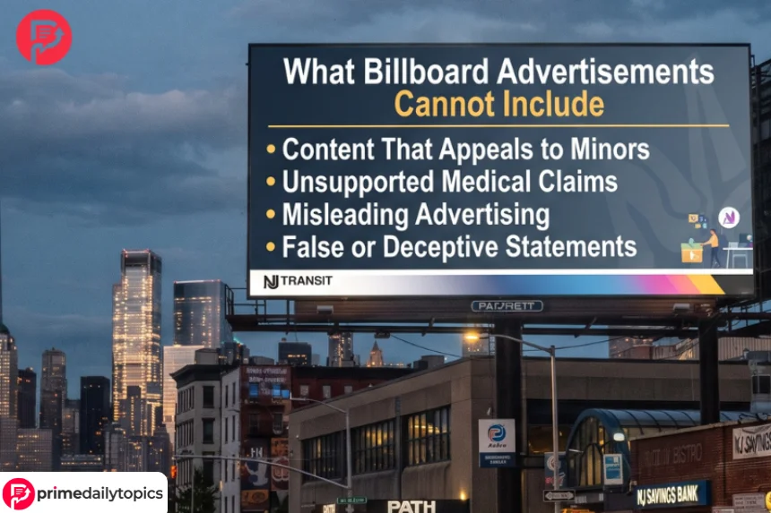 What Billboard Advertisements Cannot Include