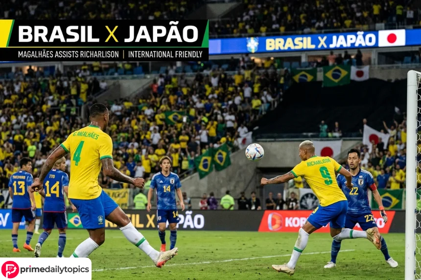 Brasil x Japão and Gabriel Magalhães’ Assist