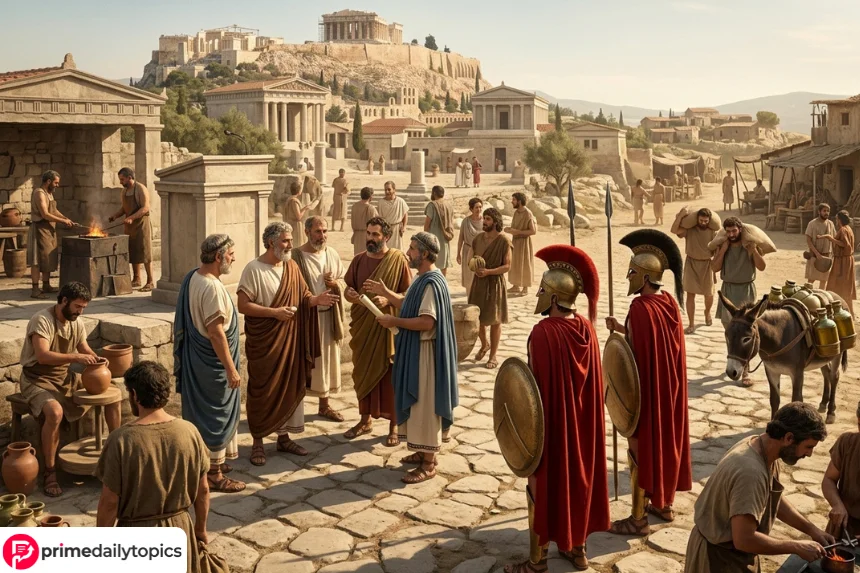 ancient Greece social structure