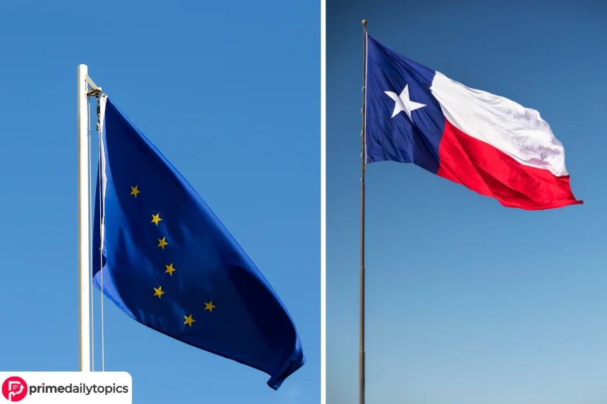 how much bigger is Alaska than Texas (1)